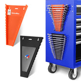 ValueMax 2-pack magnetic wrench organizer displaying 16-slot rack for SAE and metric wrenches.