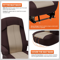 VALUN durable protective fabric shields seats from dirt and stains during travel.