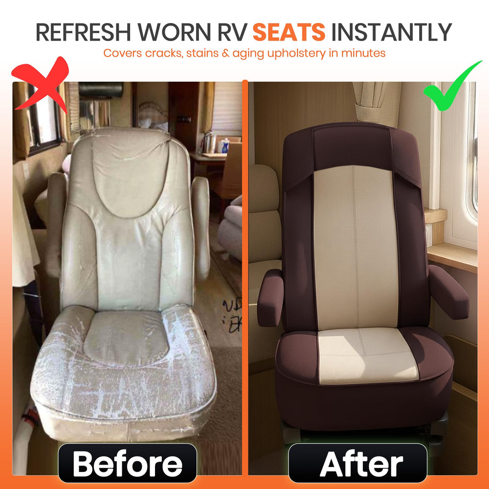 VALUN easy-slip-on installation demonstrates quick, secure fitting for captain chairs.