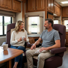 VALUN protects seats from spills and daily wear with easy-to-clean materials.