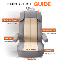 VALUN durable fabric shields seats from spills and dirt