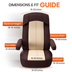 VALUN universal-fit captain chairs ensure broad compatibility across RVs and motorhomes.