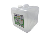 ValvoMax oil drain container 20qt jug with handle for mess-free disposal.