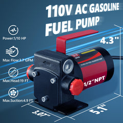 VALYHOOD self-priming pump assembly with dual mode switch