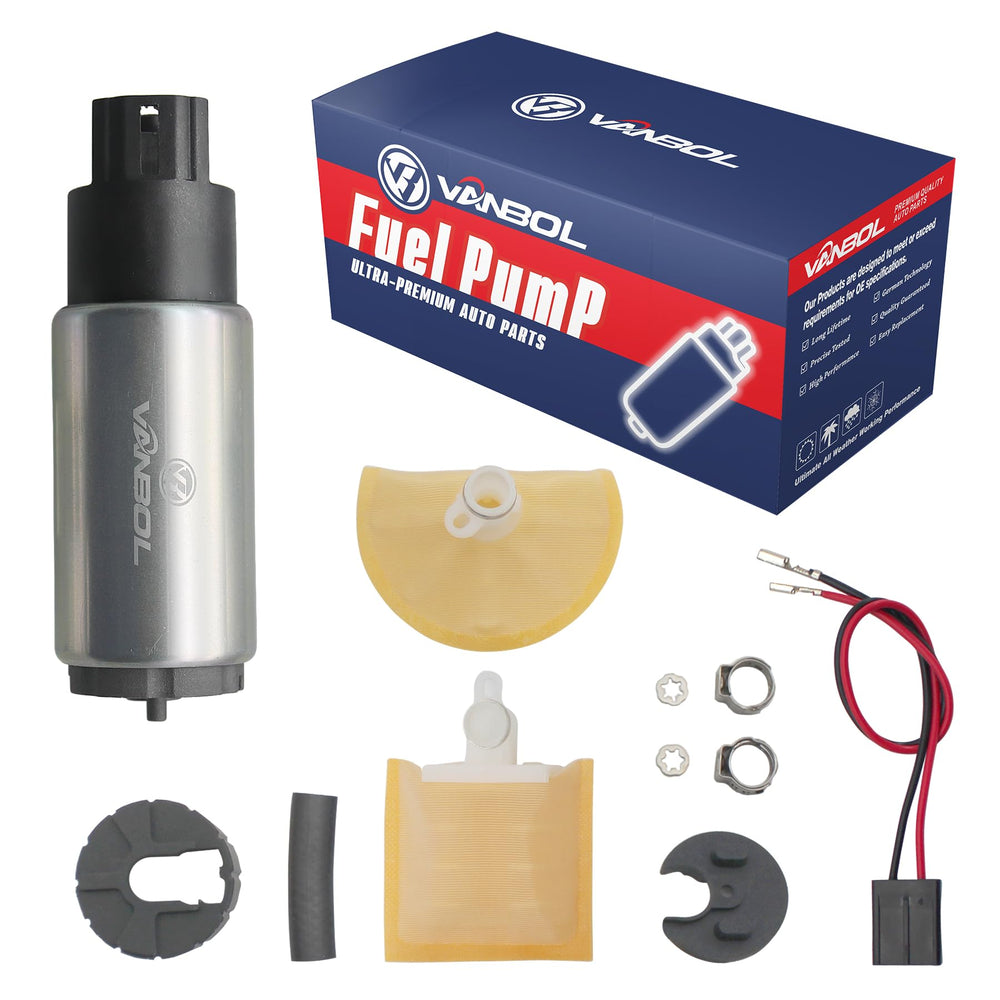 VANBOL electric fuel pump kit under-hood installation for easy upgrade and improved flow
