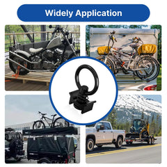 vandrabase 4000lb capacity cargo anchor for motorcycles and gear