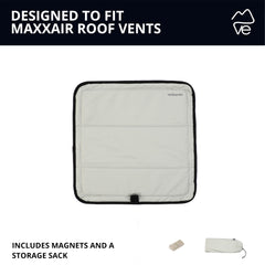 VanEssential cool gray finish blends with vehicle interior and roof lines.