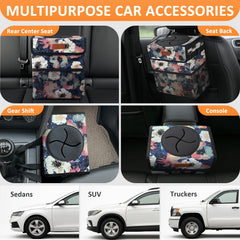 Vankor compact car trash can fits neatly in your vehicle for convenient disposal.