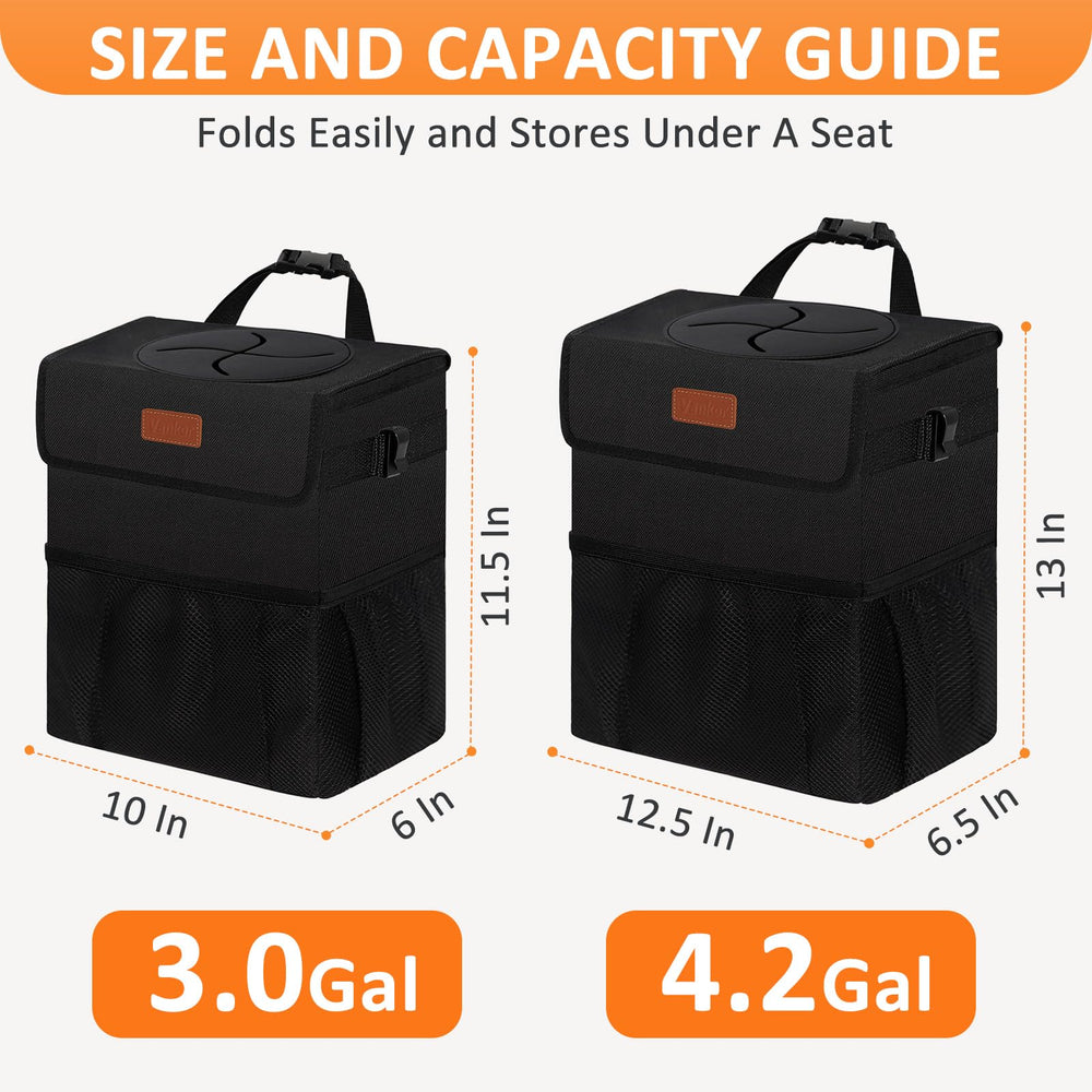 Vankor foldable car trash can saves space when not in use