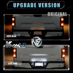 VANKUB two-pack license lights ready for quick replacement and cohesive appearance.