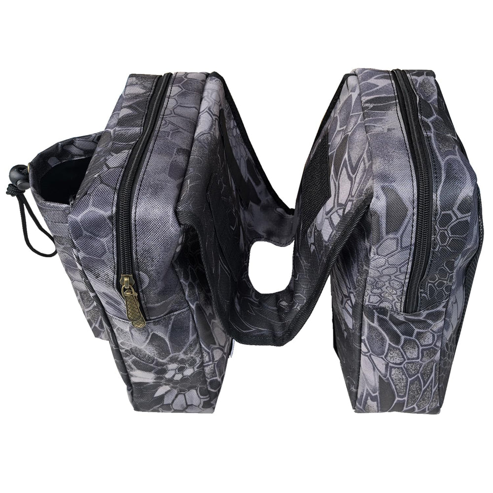 Vanlison Tank Bag dimensions 34-3-8-5-3-3 inches for tablet fit.