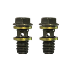 Vanlison brake line packaging includes two banjo nuts for quick upgrade
