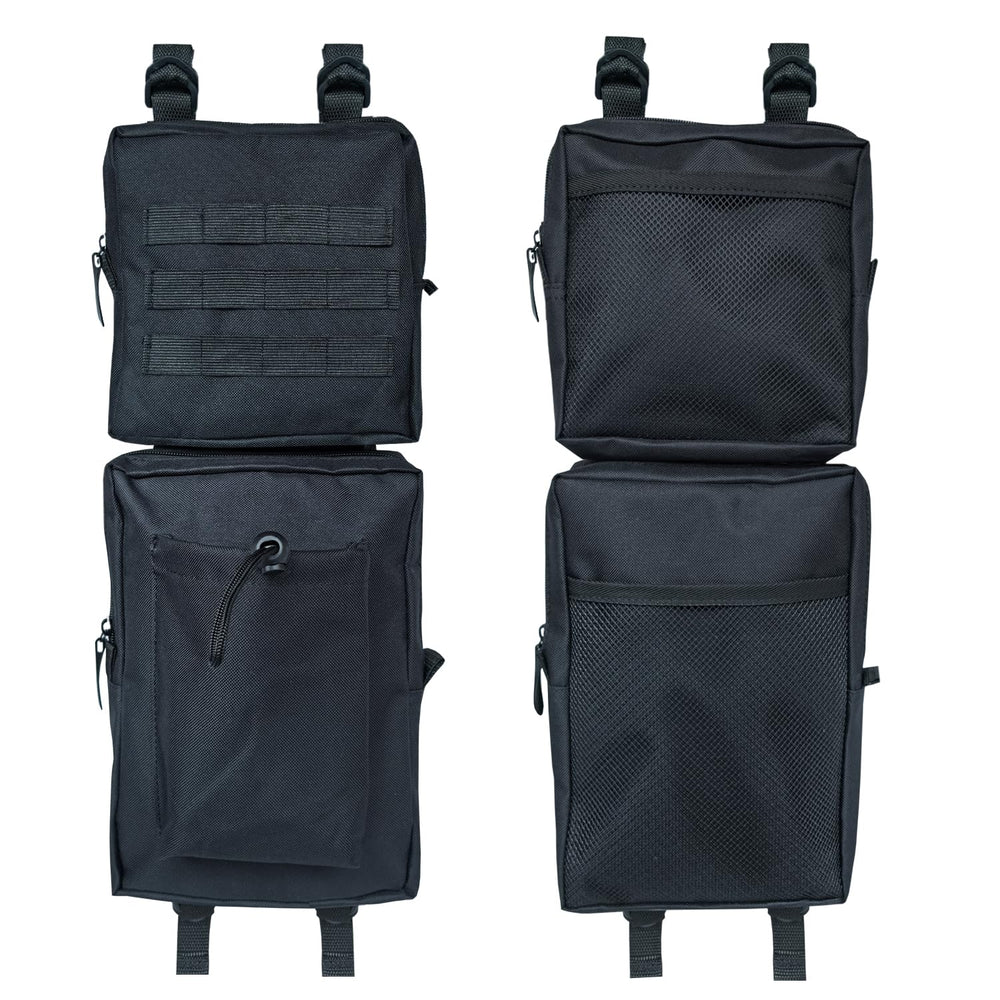 Vanlison two-pack gear bags installed on ATV for extra storage