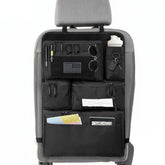 Vanlutone tactical seat back organizer with MOLLE panel for organized car storage.