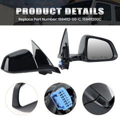 VANLOGY black housing mirror for Tesla Model Y adds a sleek look.