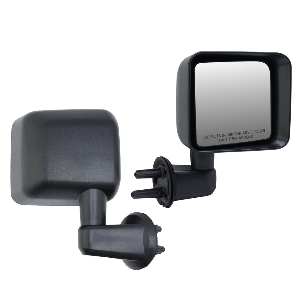 Vanology OEM-style right mirror fits Jeep Wrangler JK seamlessly