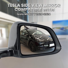 VANLOGY plug-and-play installation mirror for Tesla Model Y for easy swap.