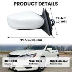 Vanology plug-and-play right side mirror supports quick, tool-free installation for convenience.