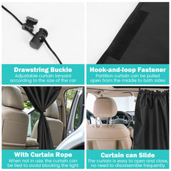 VANPET blackout fabric close-up showing thick durable material.