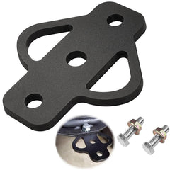VANROUG 3-Way Hitch installed on ATV for versatile towing options.