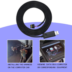 Vanshly CAN harness enabling plug-and-play connections across Holley EFI.