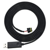 Vanshly Holley CAN cable with 8ft length and sealed connectors for rugged wiring.