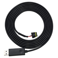 Vanshly Holley CAN cable with 8ft length and sealed connectors for rugged wiring.