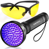 Vansky car AC leak detector flashlight, front view for quick diagnostics