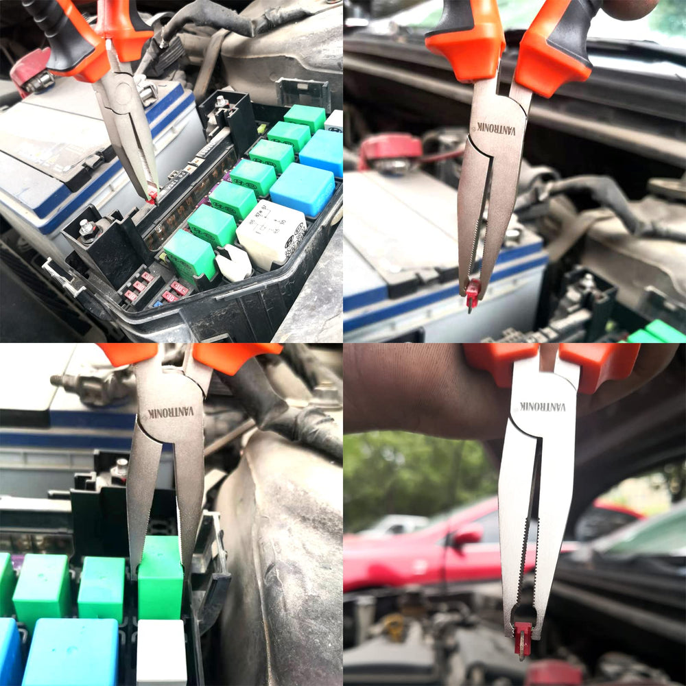 Nonslip PP+TPR handle on VANTRONIK tool offers comfortable, controlled use.