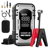 VANXIPOW 4500A jump starter unit ready for quick engine start