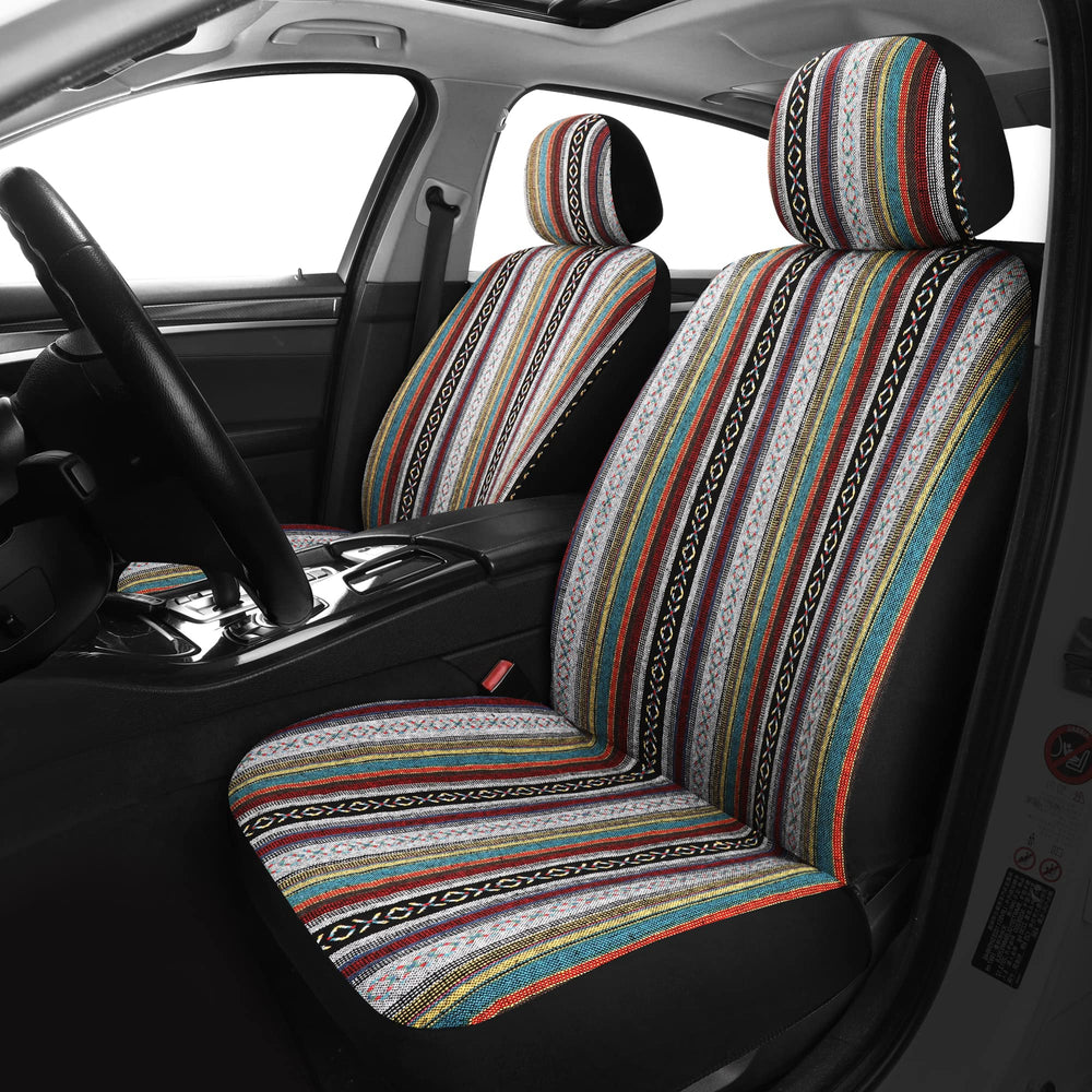 VarCozy Baja front seat cover protects and adds breathability