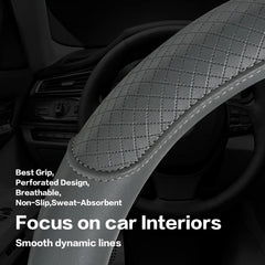 VARGTR easy-install steering wheel cover without tools