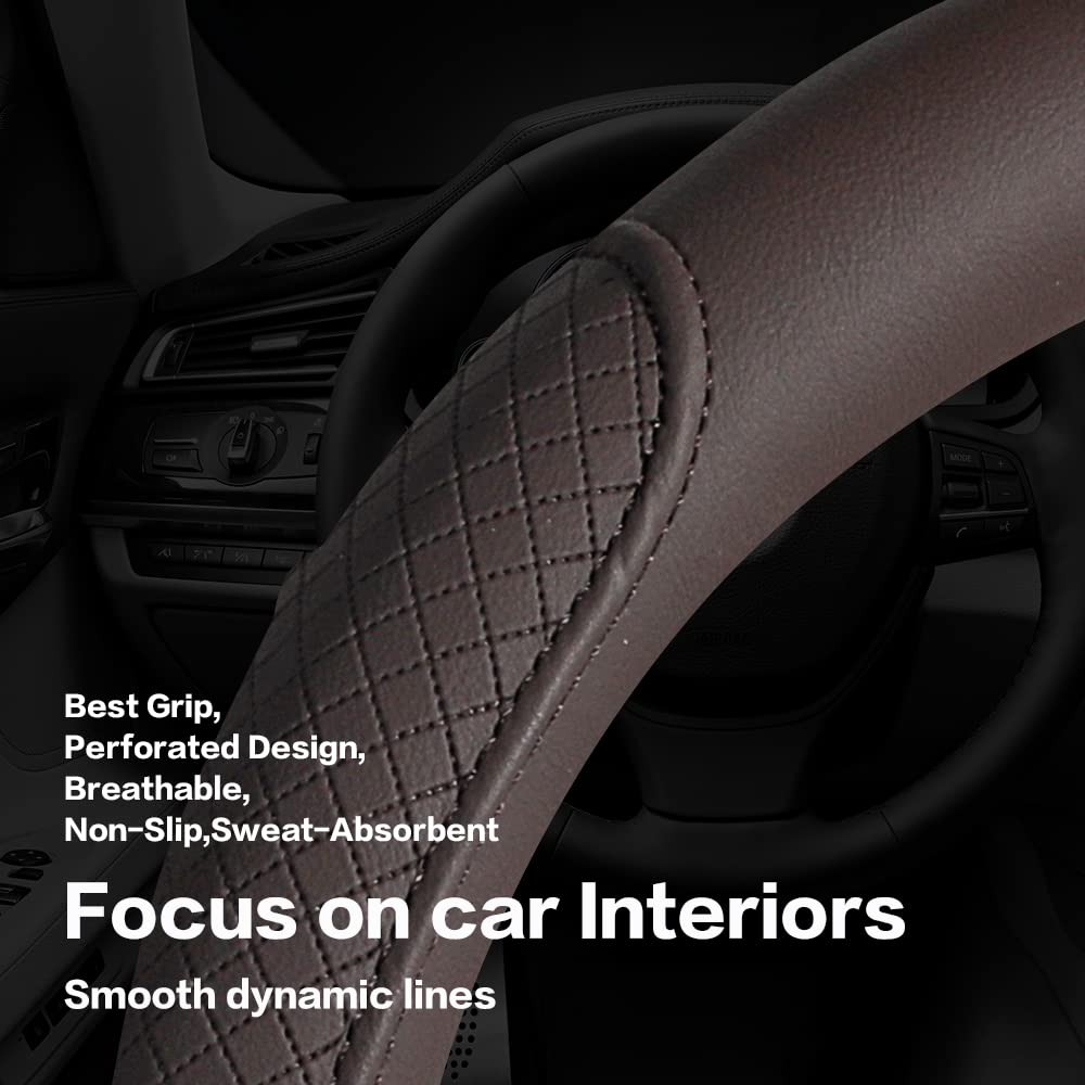 VARGTR five-color gift-ready steering wheel cover for personalization