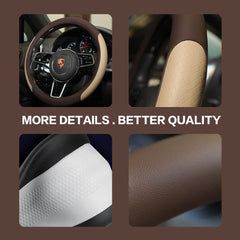 Protects wheel from sun fade and cracking while upgrading interior style