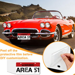 Vastarsky weather resistant license plate blank built to resist rust and fading