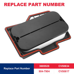 VASTAUTO crankcase filter installed in the engine bay shows easy fit and durable performance.