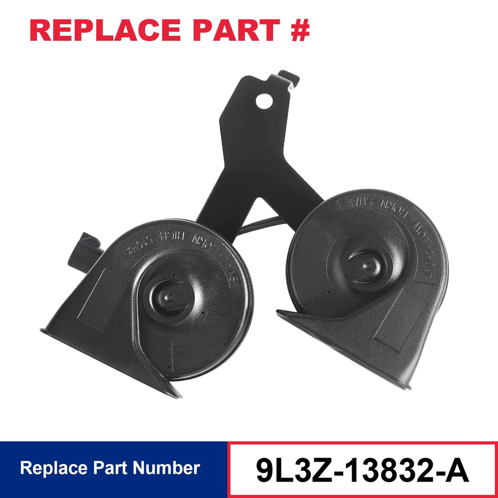 Close-up of VASTAUTO horn bracket mounting