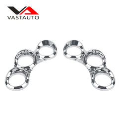 VASTAUTO Peterbilt chrome gauge cover packaging demonstrates warranty and return policy
