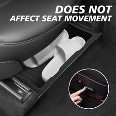 Hidden under-seat design from VaultsOnWheels blends with car interior