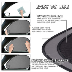 VaygWay Baby Window Sun Shade keeps kids cool and comfortable on long trips.