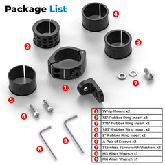 VAZESWIN Allen wrench included for quick on-site installation.