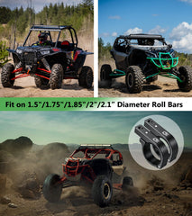 Multi-purpose VAZESWIN bracket fits various tubular bars and racks.