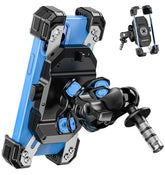 VAZESWIN stem-mount base securely holds your phone on a motorcycle fork