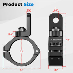 VAZESWIN thickened aluminum alloy body with precision CNC machining.