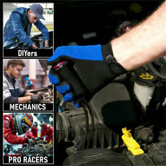 VCC 12V push button remote starter in action enabling quick engine start.
