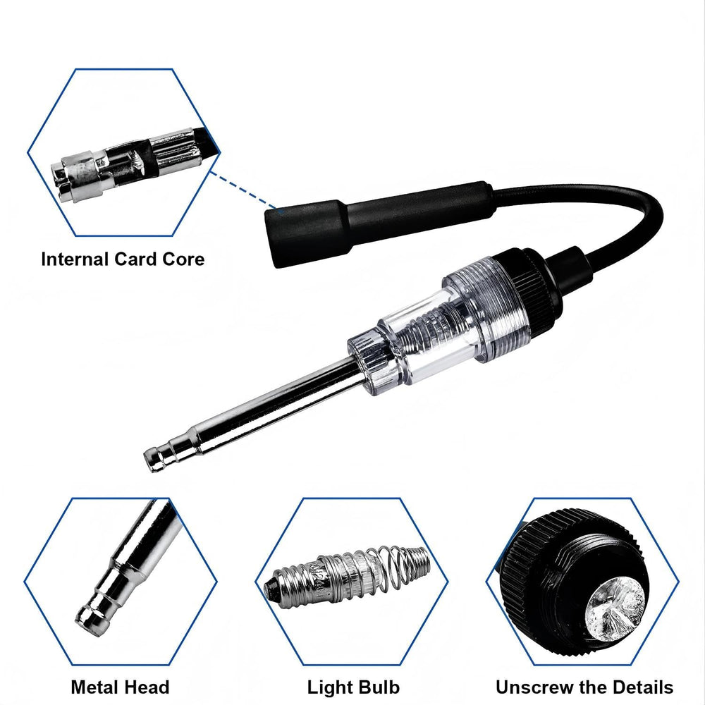 VCC non-slip alligator clips ensure secure connections during testing