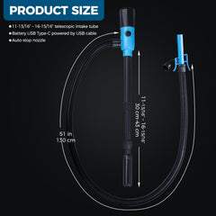 Vedocn electric pump dual-power option for extended use.
