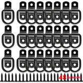 VEEBELL 24-pack D-ring anchors for secure trailer cargo