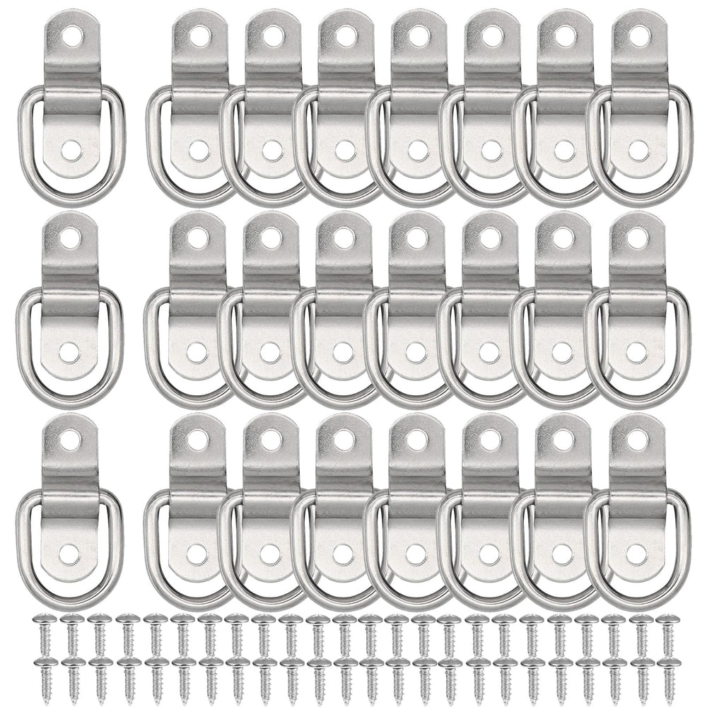 VEEBELL 24-pack D rings anchors for secure trailer cargo