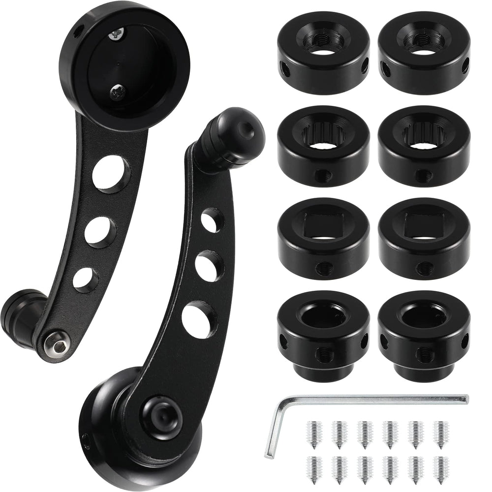 Veemoon window crank handle aluminum pair for durable manual window operation.